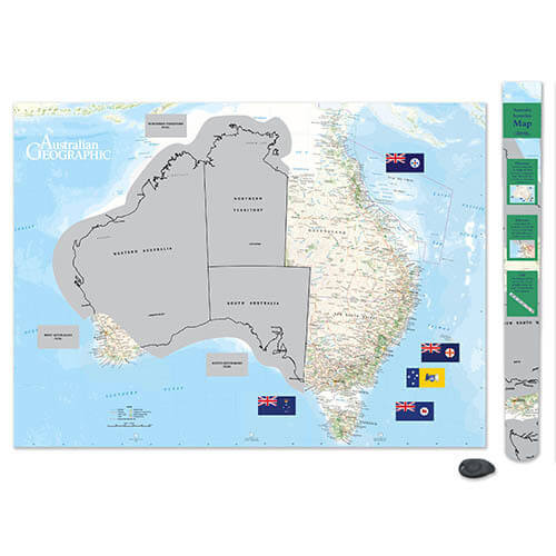 Australia Scratch Map From Gifts Australia