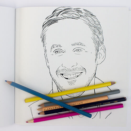 'Ryan Gosling' Colouring Book