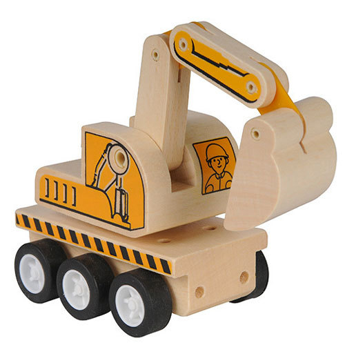 Excavator & Cement Wooden Toys - Gifts Australia