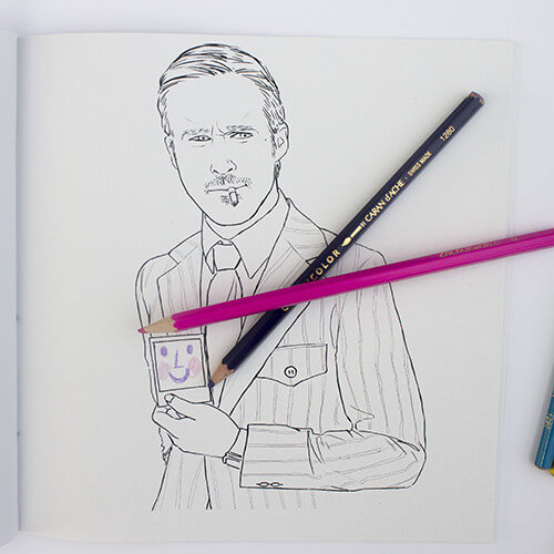 'Ryan Gosling' Colouring Book