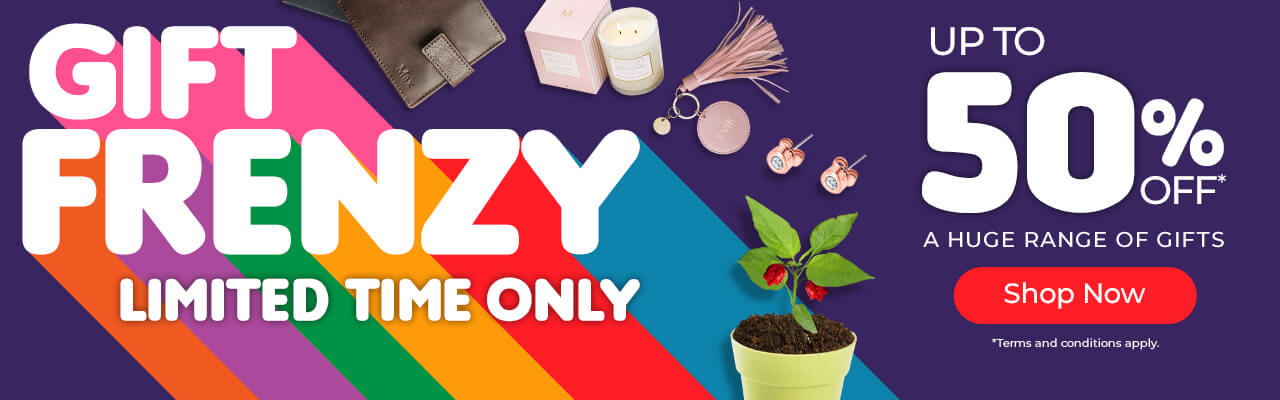 Gift Frenzy - Up to 50% Off*