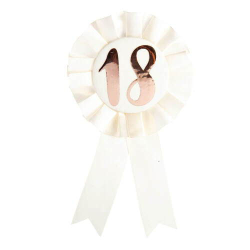 18th Birthday Rosette