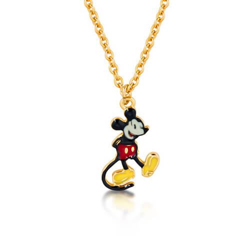 Disney Enamel Mickey Mouse Necklace For Girls | Gifts Australia